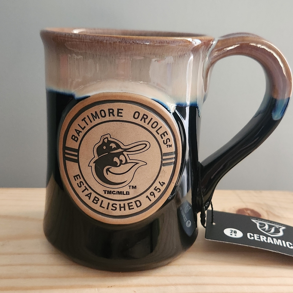 Baltimore Orioles Ceramic Pottery Mug